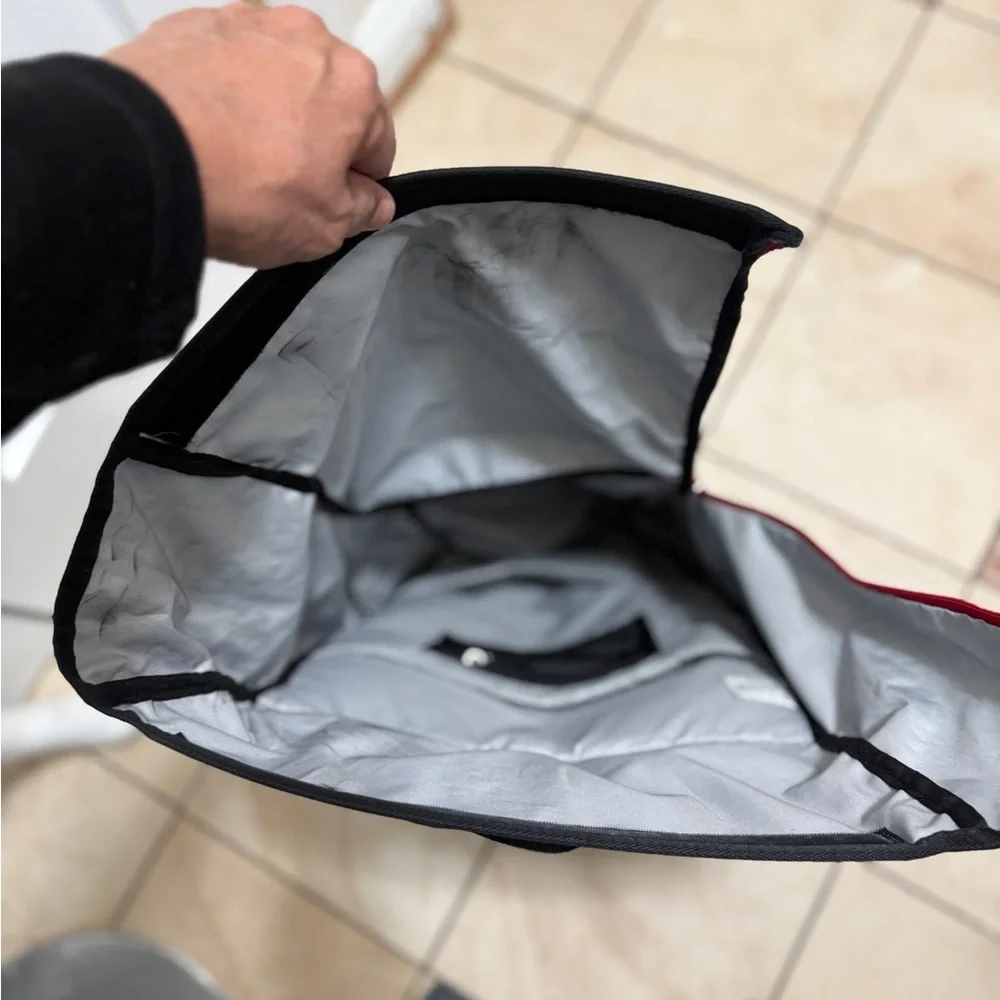 Polyester,Nike Sport Golf Backpack III Roll Top Nike Black and Red Men's